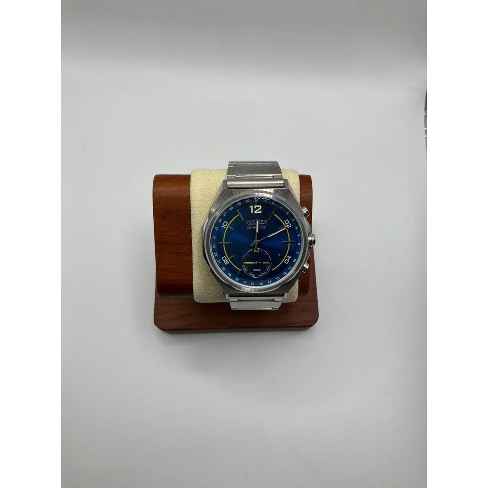 Citizen Connected CX0000-55L Mens 42mm Blue Dial Bluetooth Hybrid Smartwatch